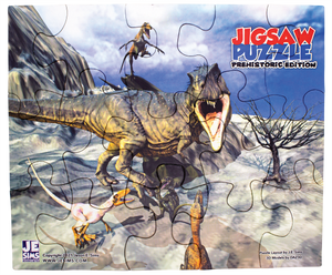 T-Rex Battle Jigsaw Puzzle